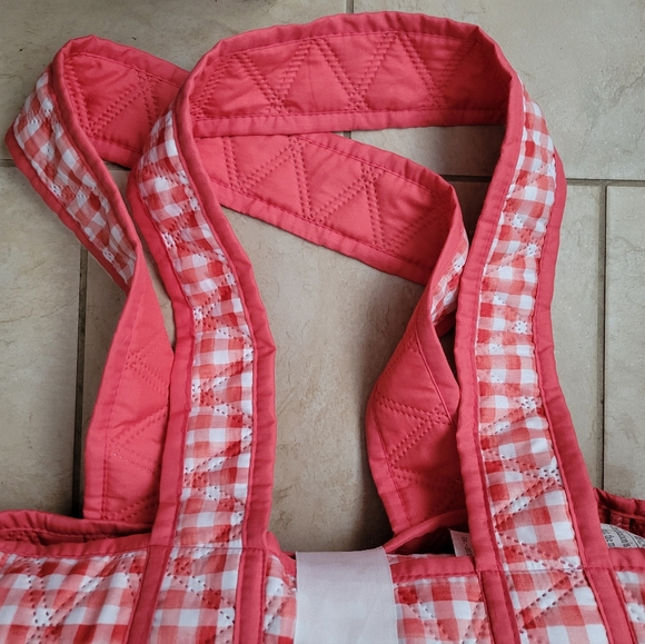 Martha Stewart Essentials Gingham reversible Full/Queen Quilt 4Pc & Tote Bag Set - Picture 3 of 7